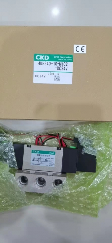 CKD先導式5通電磁閥4KA310-GS8-P DC24V使用簡單